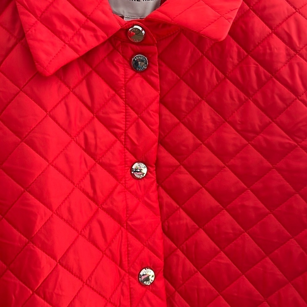 New women’s red double XXL jacket with side pockets